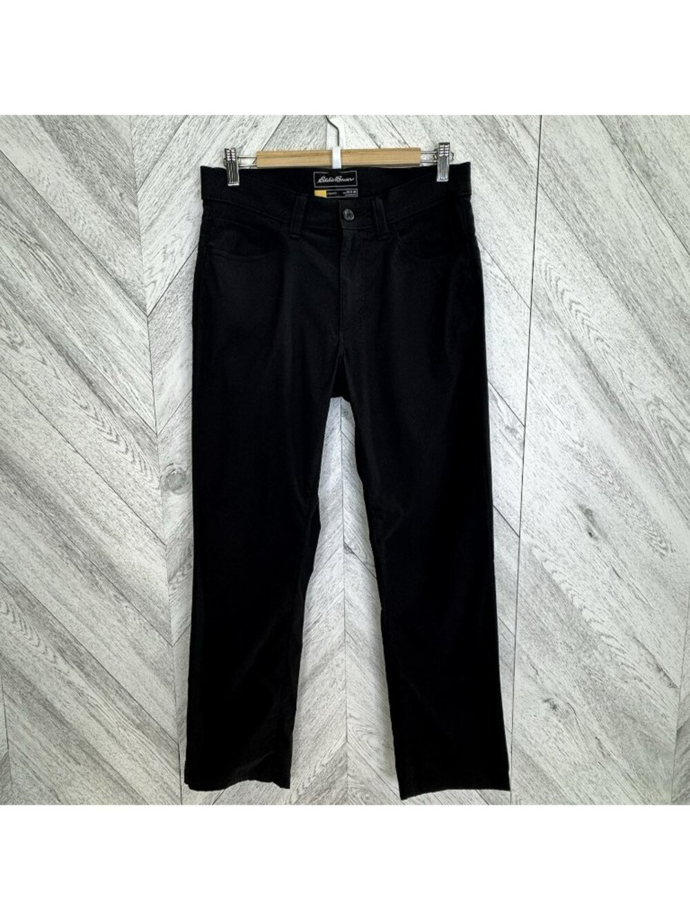 Eddie Bauer Travex Horizon Guide Chino Pants Black Mens Size 30x30